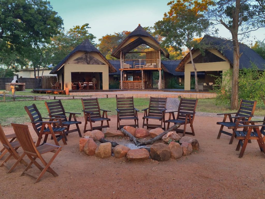 Boma in front of Eco-lodges
