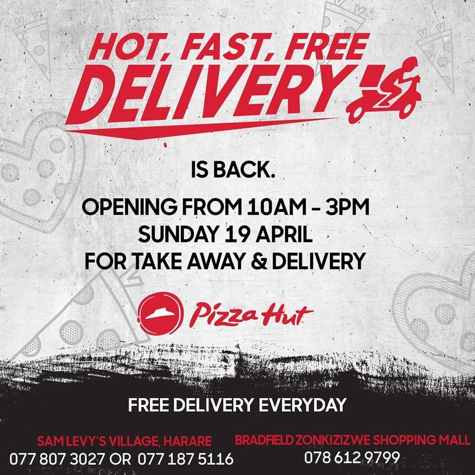 Pizza Hut Bulawayo Restaurant in Bulawayo byolife.co.zw