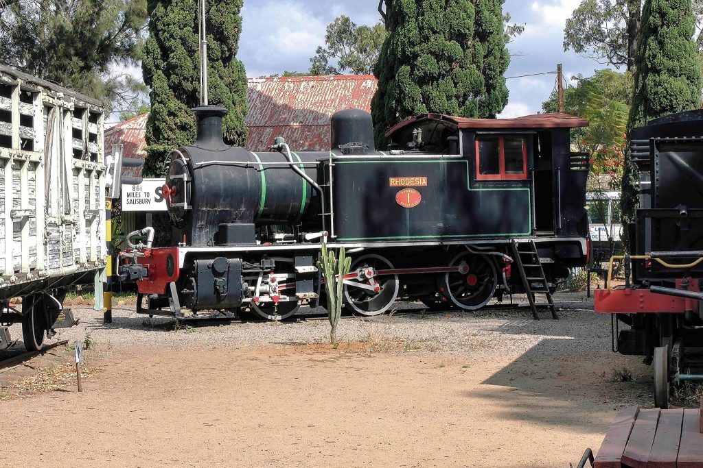 old locomotives at the Bulawayo Railway Museum