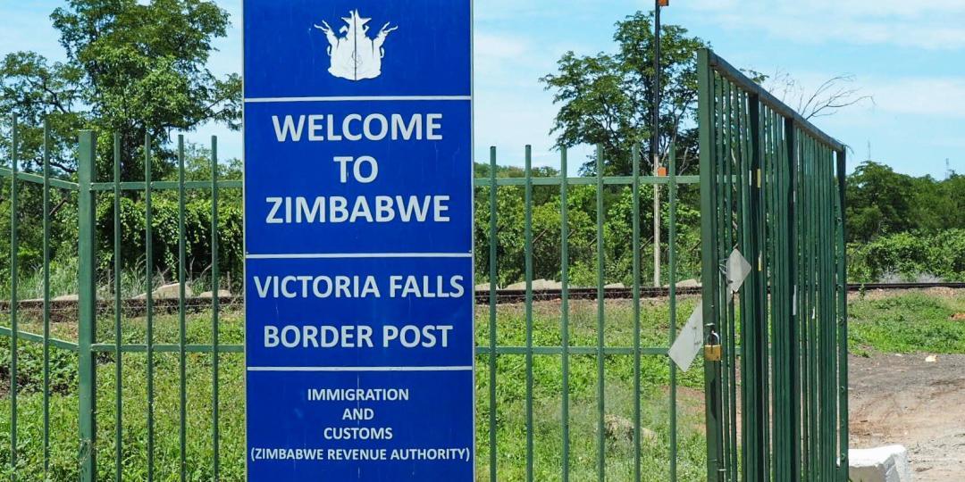 Victoria Falls, Zimbabwe border post gate