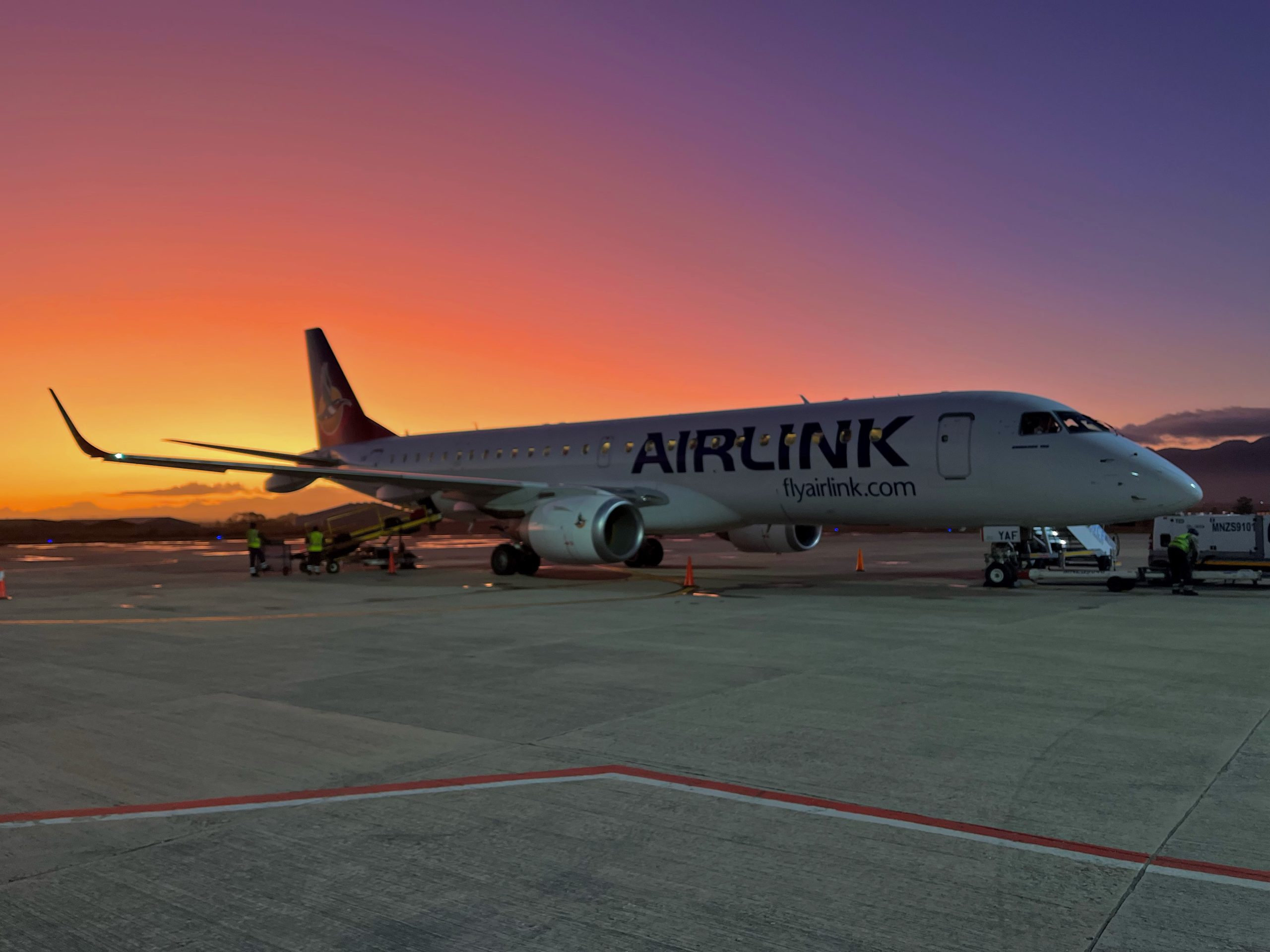 Airlink aircraft on tarmac