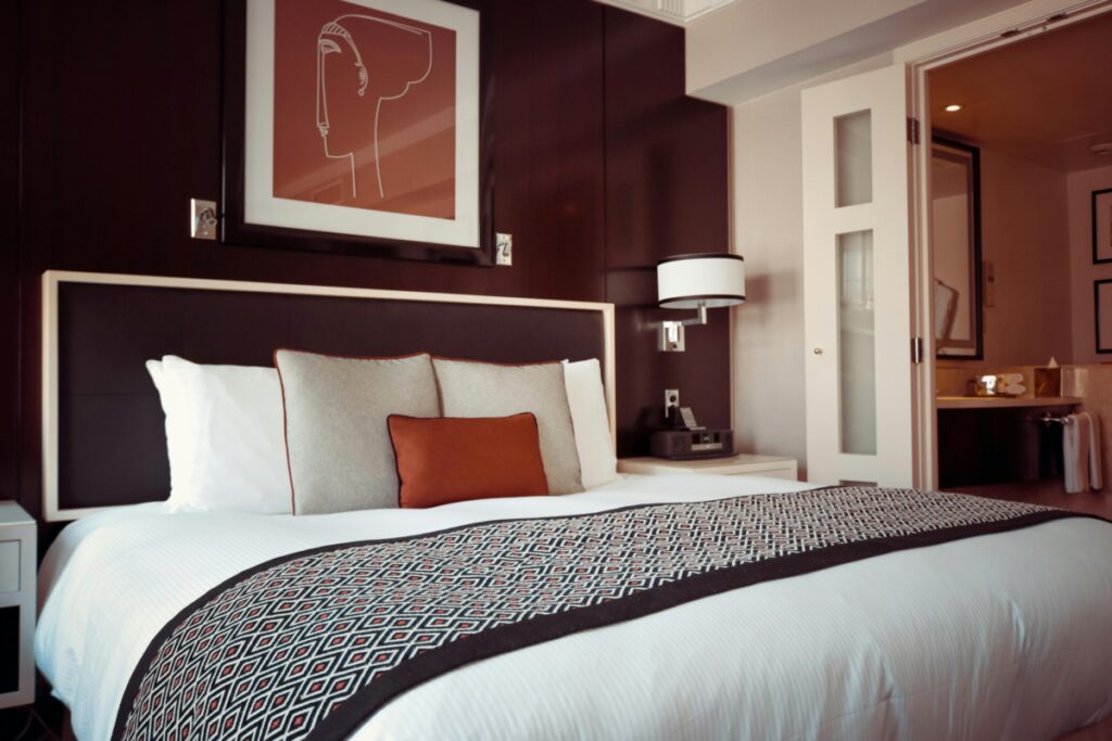 photo of luxury hotel room