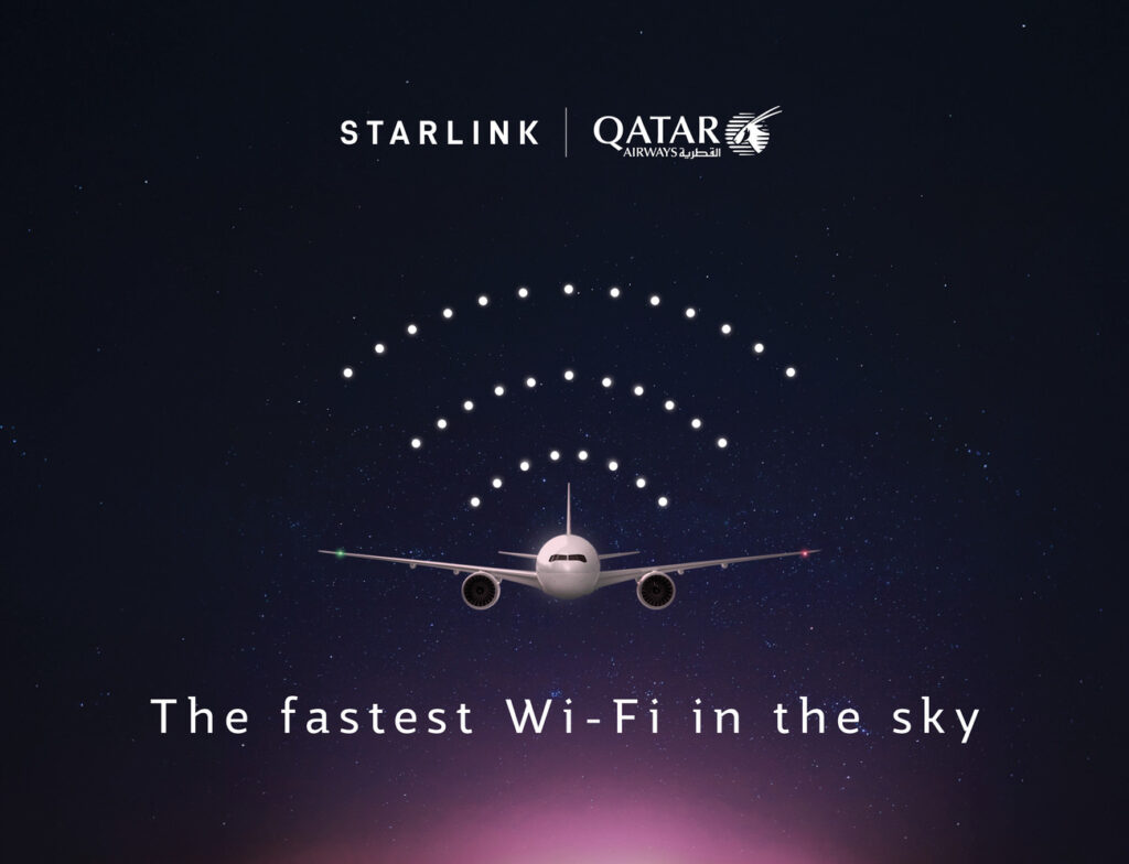 Qatar Airways Launches the World’s First Boeing 777 Starlink- Equipped Flight, Taking the Future of In-flight Connectivity to New Heights