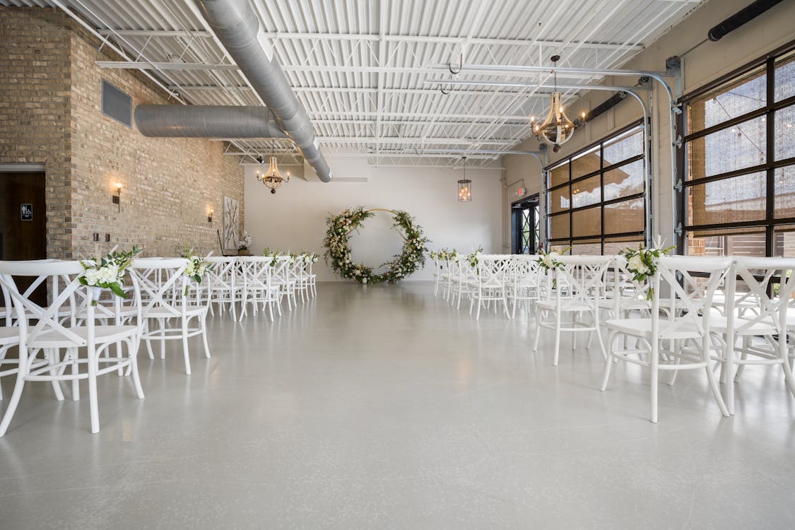 Decorated Wedding venue